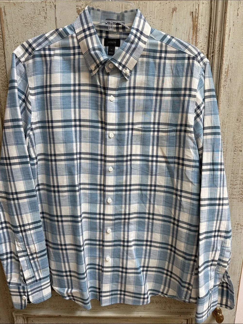 J. Crew men’s plaid shirt